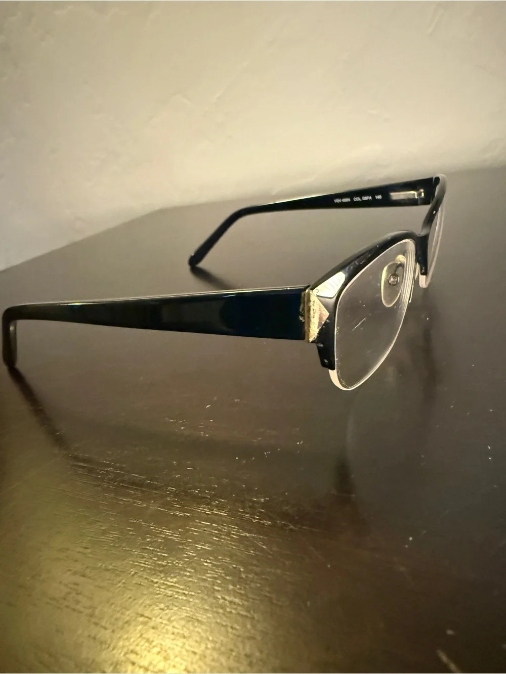Givenchy Women’s Black Cat-Eye Half-Rim Glasses